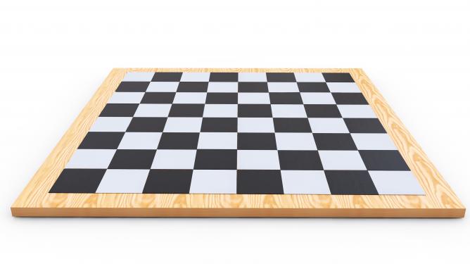 an empty chess board